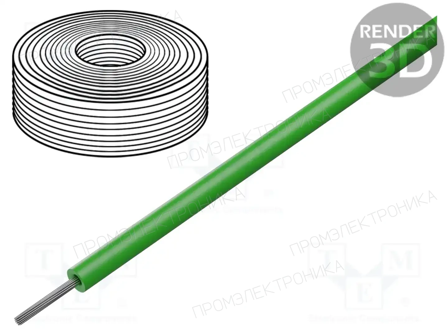 MUELLER ELECTRIC WI-M-10-25-5 — Провода силиконовые одножильные