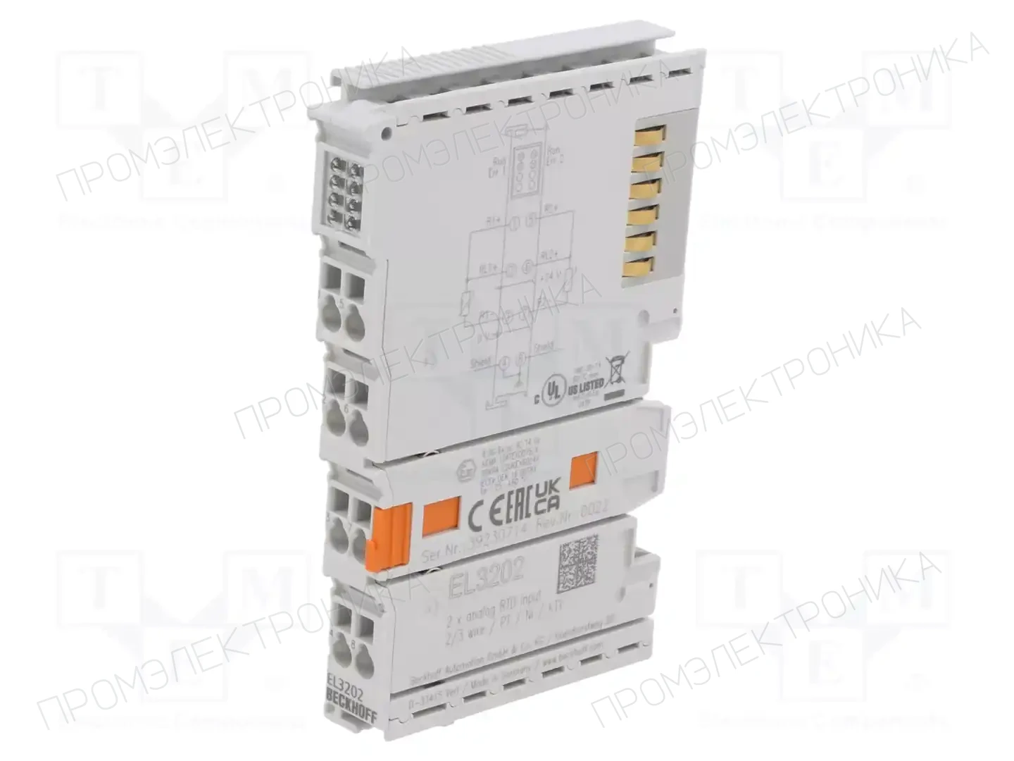 Beckhoff Automation EL3202 — Системы и модули ввода/вывода (I/O)