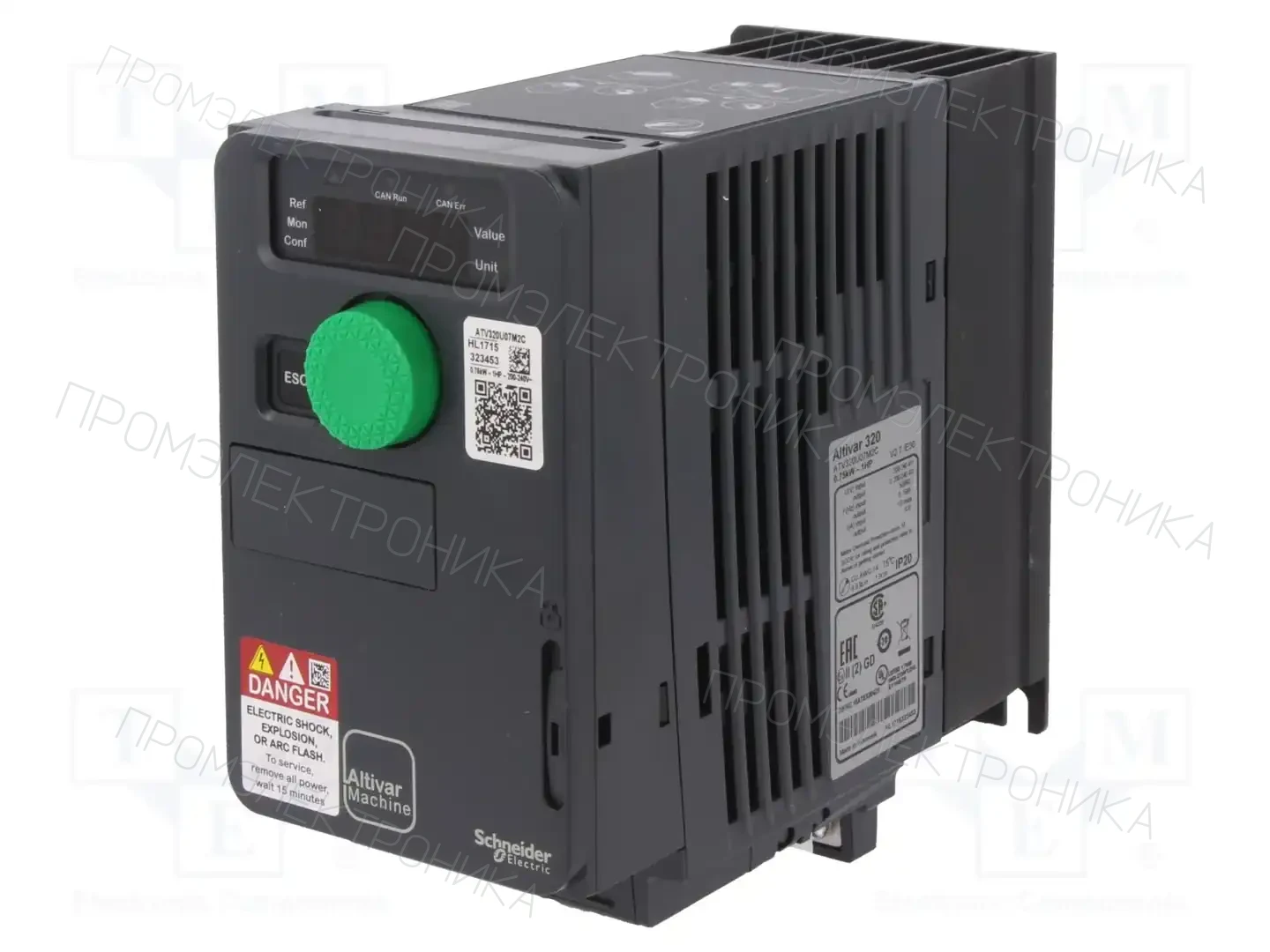 SCHNEIDER ELECTRIC ATV320U07M2C — Однофазные инверторы