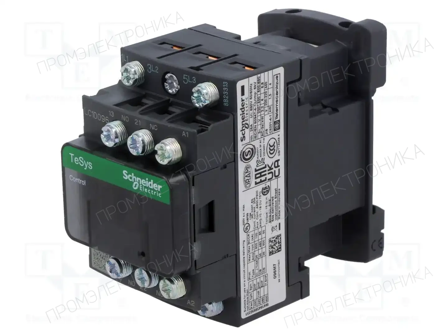 SCHNEIDER ELECTRIC LC1D096M7 — Контакторы - главные модули