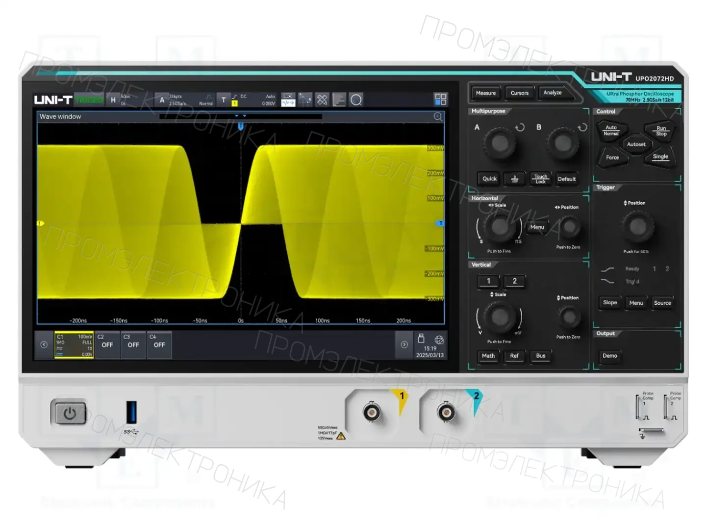 UNI-T UPO2072HD — Осциллоскопы цифровые