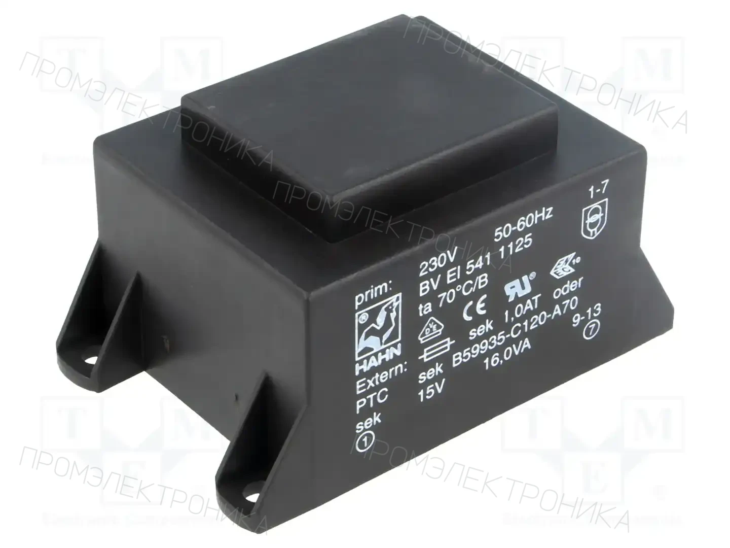 HAHN BV EI 541 1125 — Трансформаторы PCB