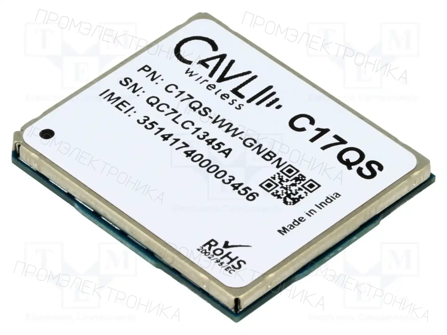 CAVLI WIRELESS INCORPORATED C17QS-WW-GNBN — Модули M2M (GPRS/LTE/5G)