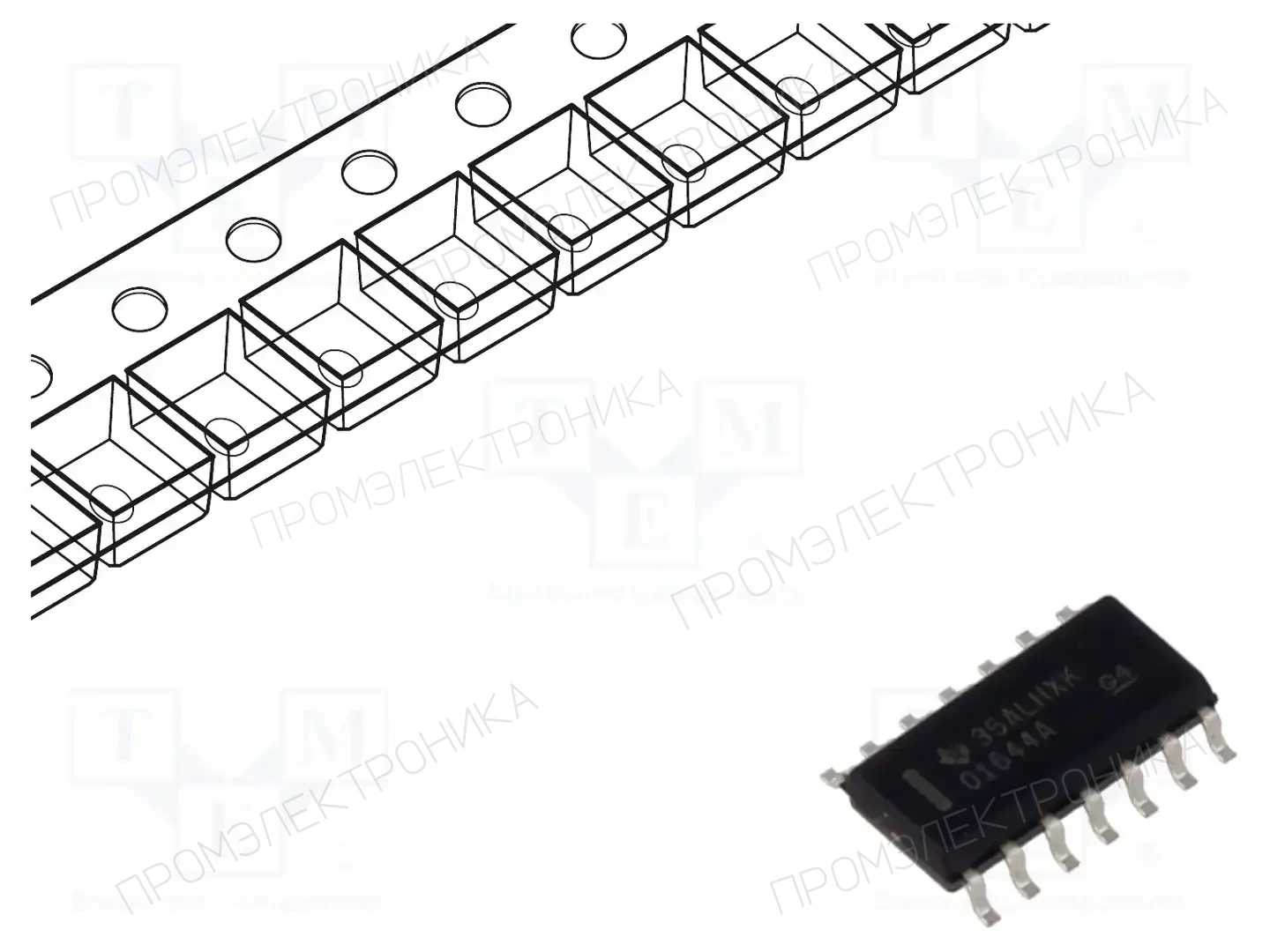 Texas Instruments OPA1644AIDR — Микросхемы RTV - аудио