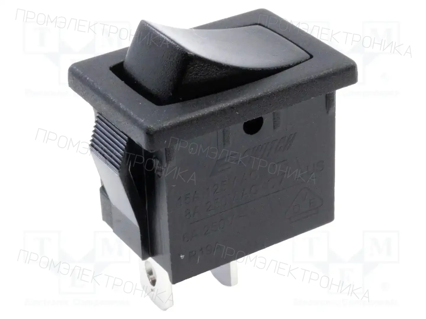 E-SWITCH R1966EBLKBLKEF — Переключатели типа Rocker