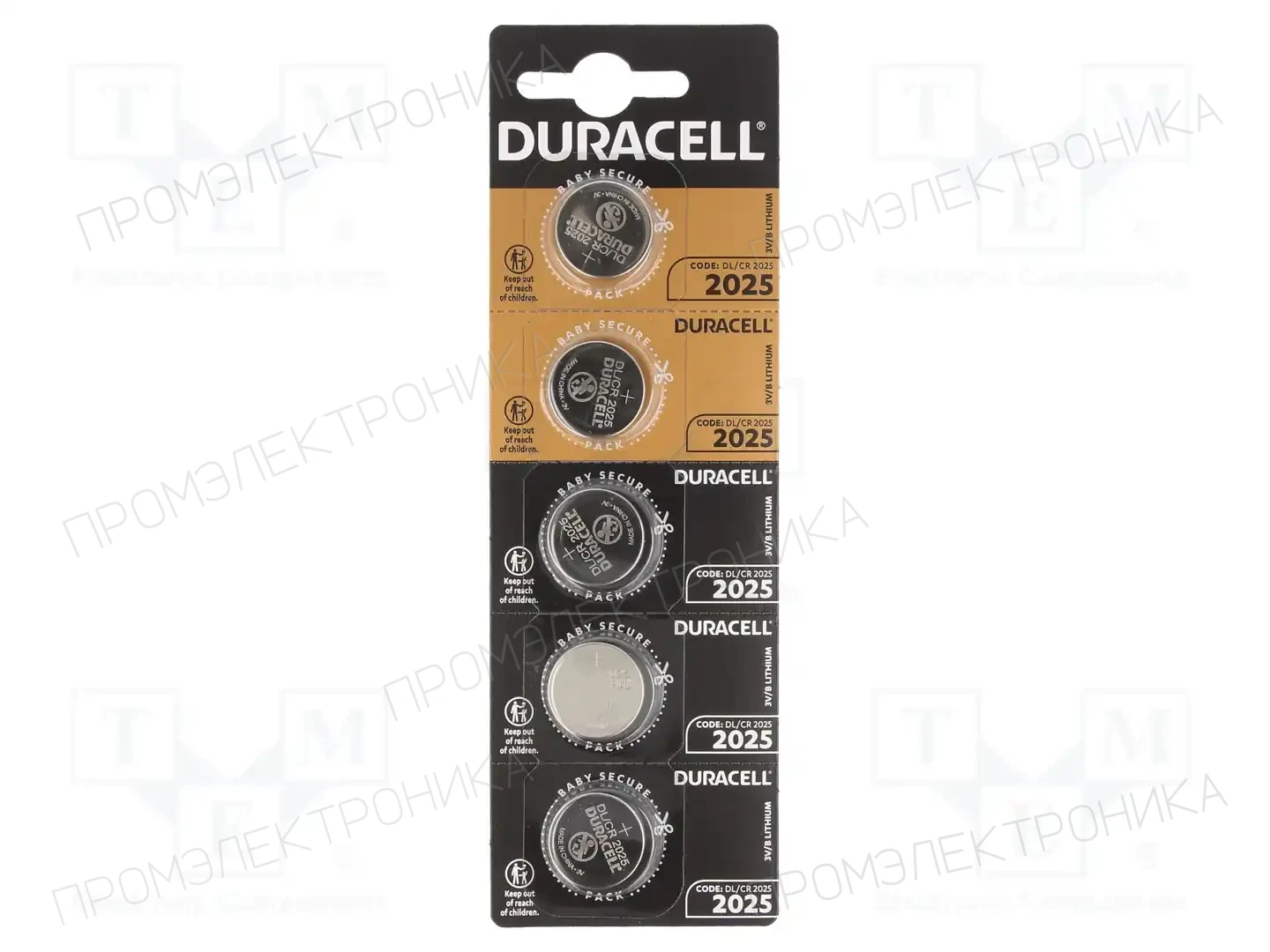 DURACELL DR2025 B5 — Батареи