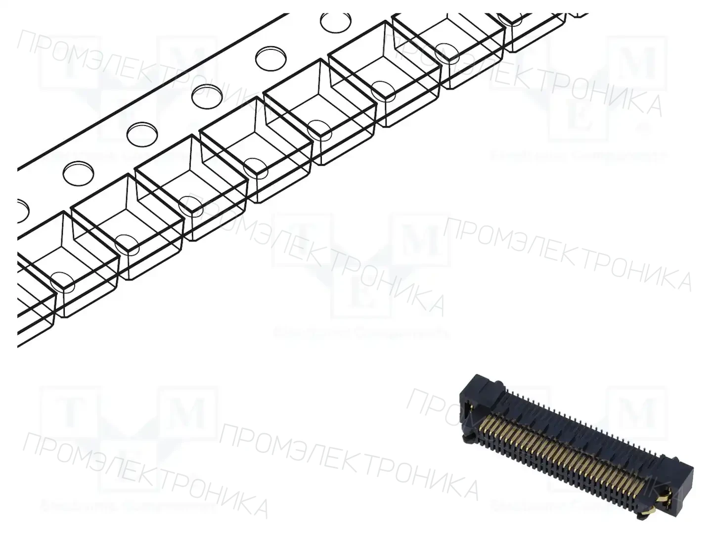 SAMTEC ERM8-030-05.0-L-DV-L-K-TR — Разъeмы пластина - пластина