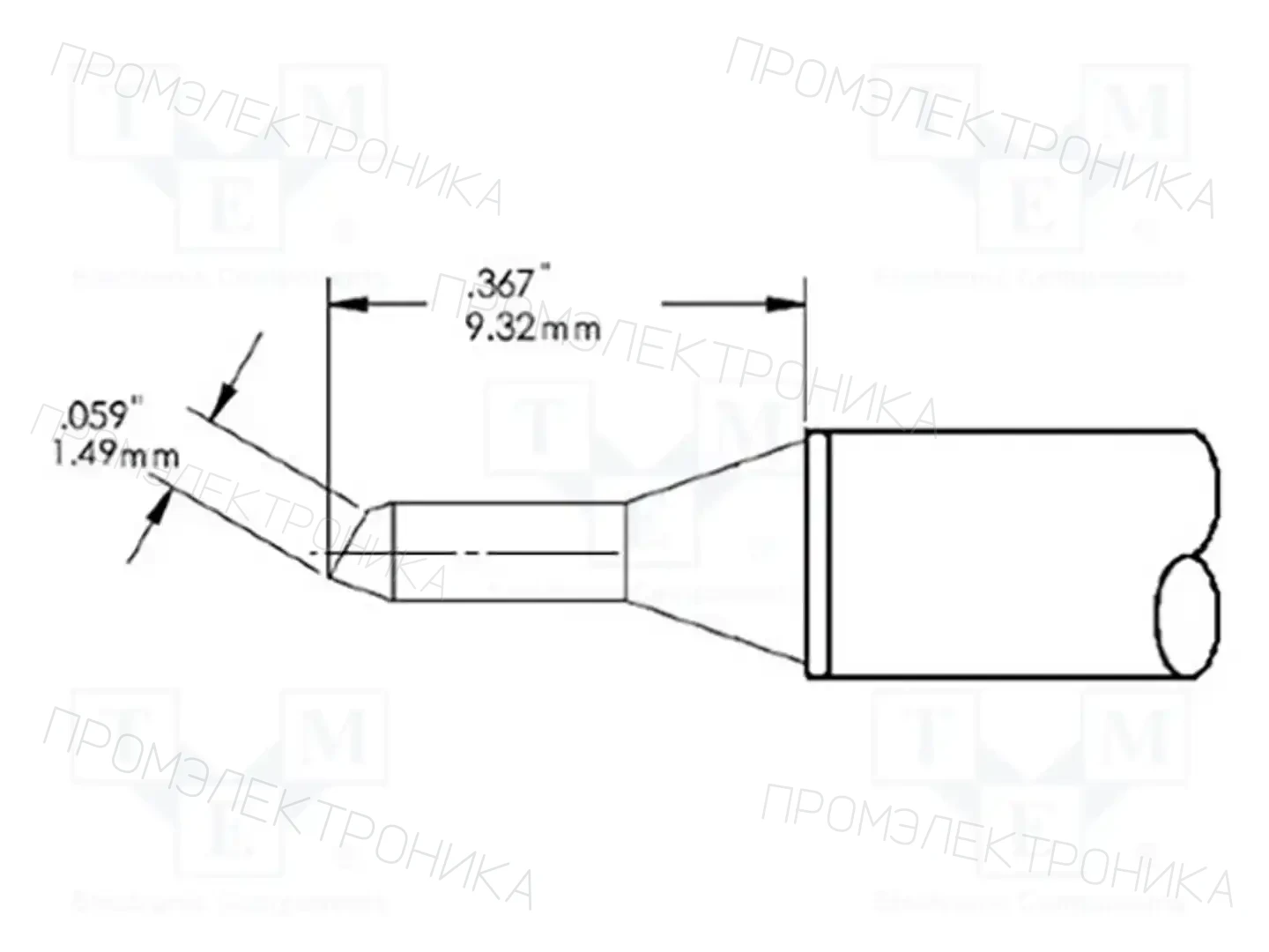 METCAL CVC-9BV4001S — Жала паяльников