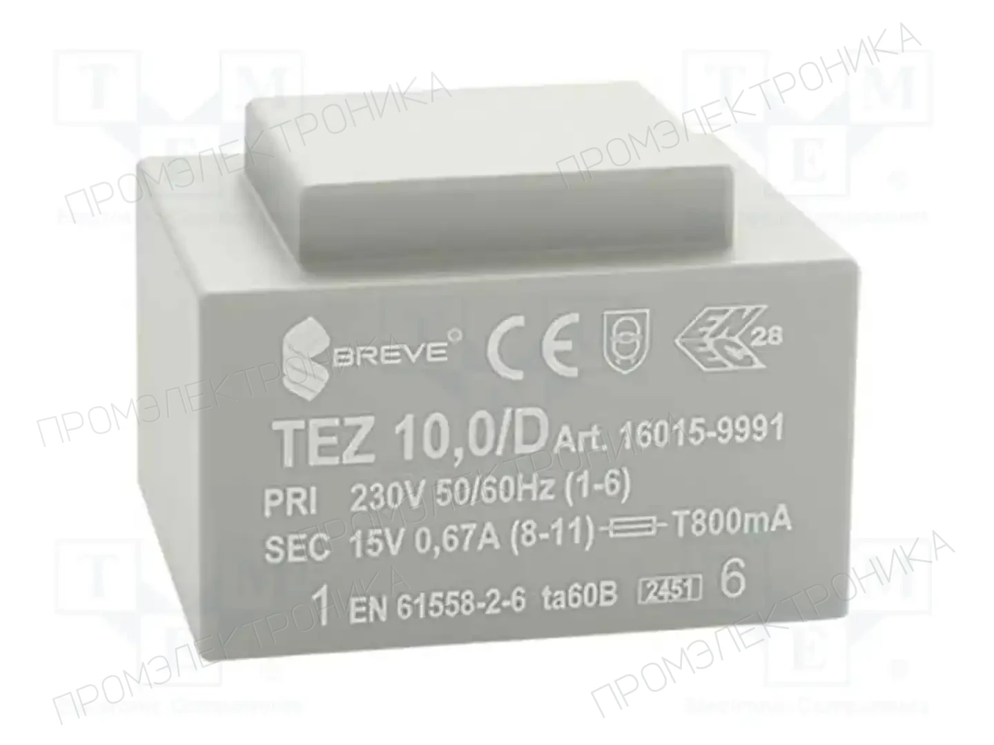 BREVE TUFVASSONS 16015-9991 — Трансформаторы PCB