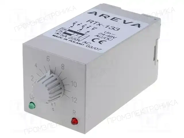 SCHNEIDER ELECTRIC RTX-133 24/48 12SEK — Временные аналоговые реле