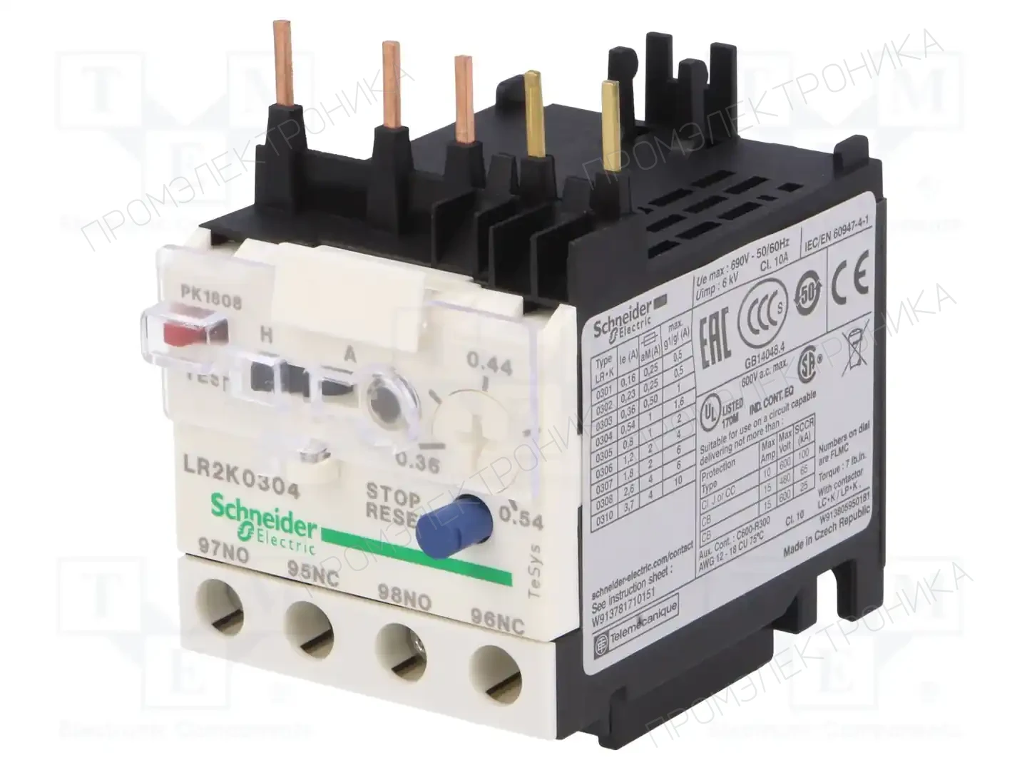 SCHNEIDER ELECTRIC LR2K0304 — Контакторы - дополнительное оборудование
