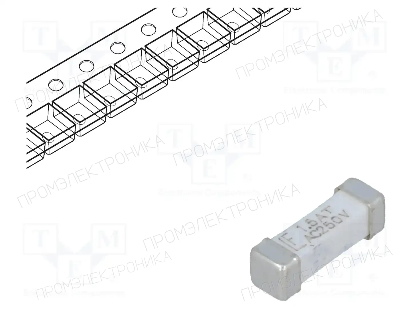 LITTELFUSE 044301.5DR — Предохранители SMD остальные