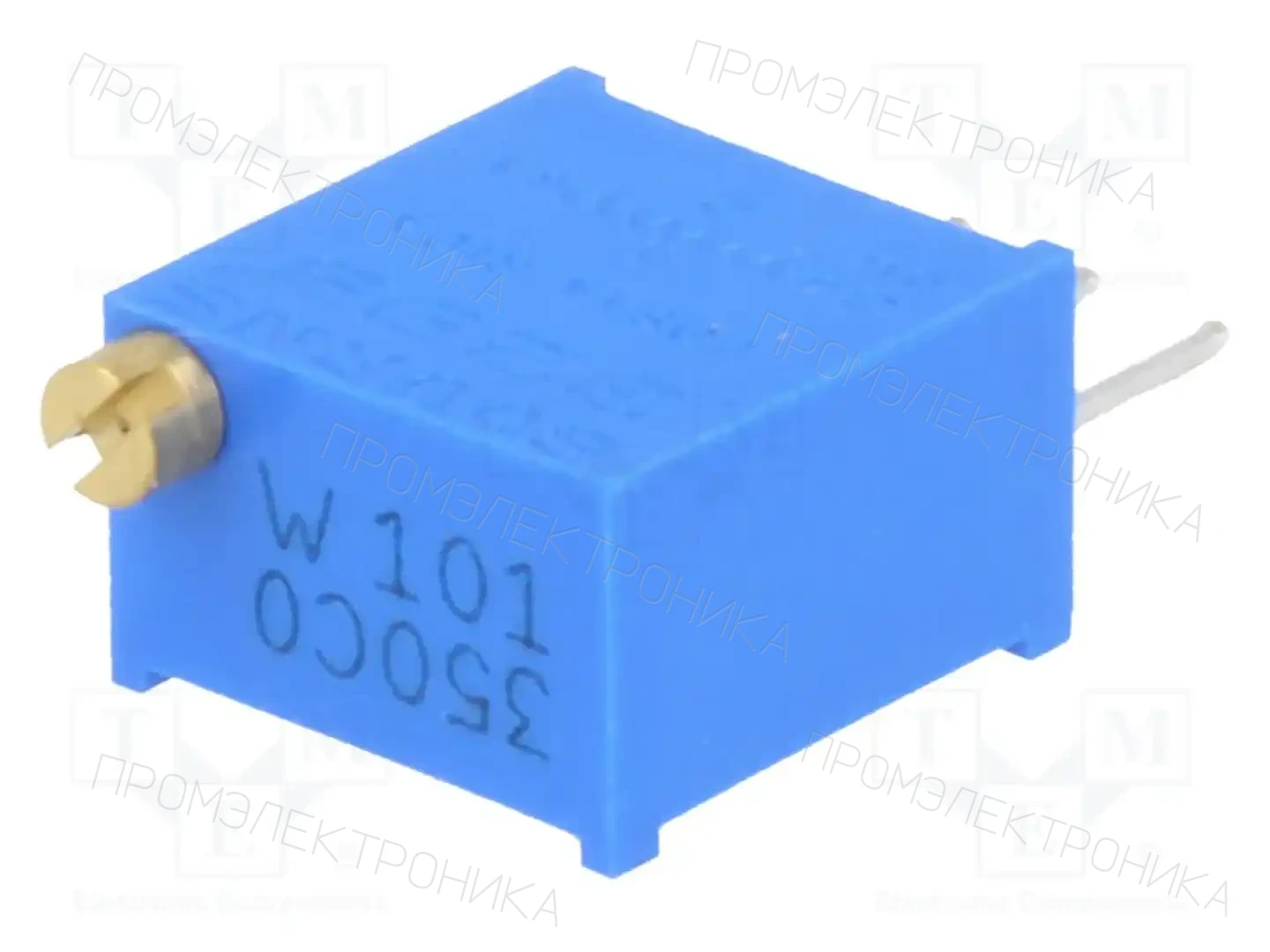 BOURNS 3299W-1-101LF — Потенциометры THT многооборотные 3/8 дм