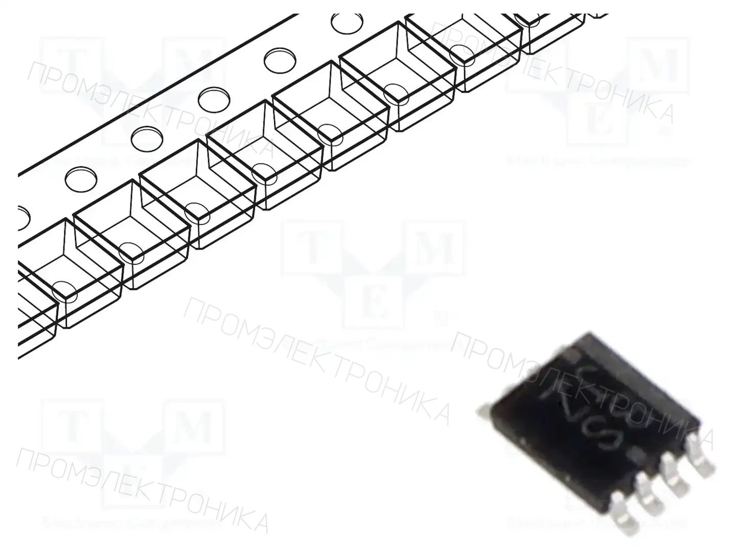 Texas Instruments TS5A21366DCUR — Мультиплексоры и переключатели аналог