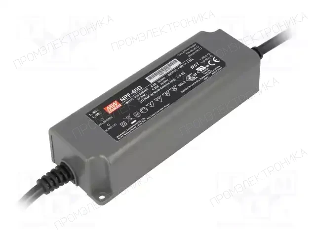 MEAN WELL NPF-40D-24 — Блоки питания для LED