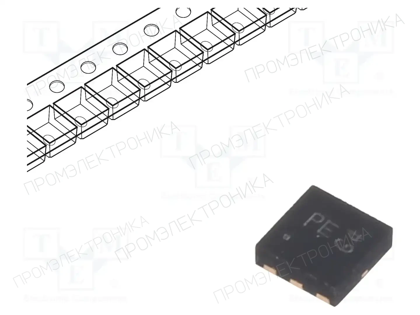 DIODES INCORPORATED DMP4047LFDE-7 — Транзисторы с каналом P SMD