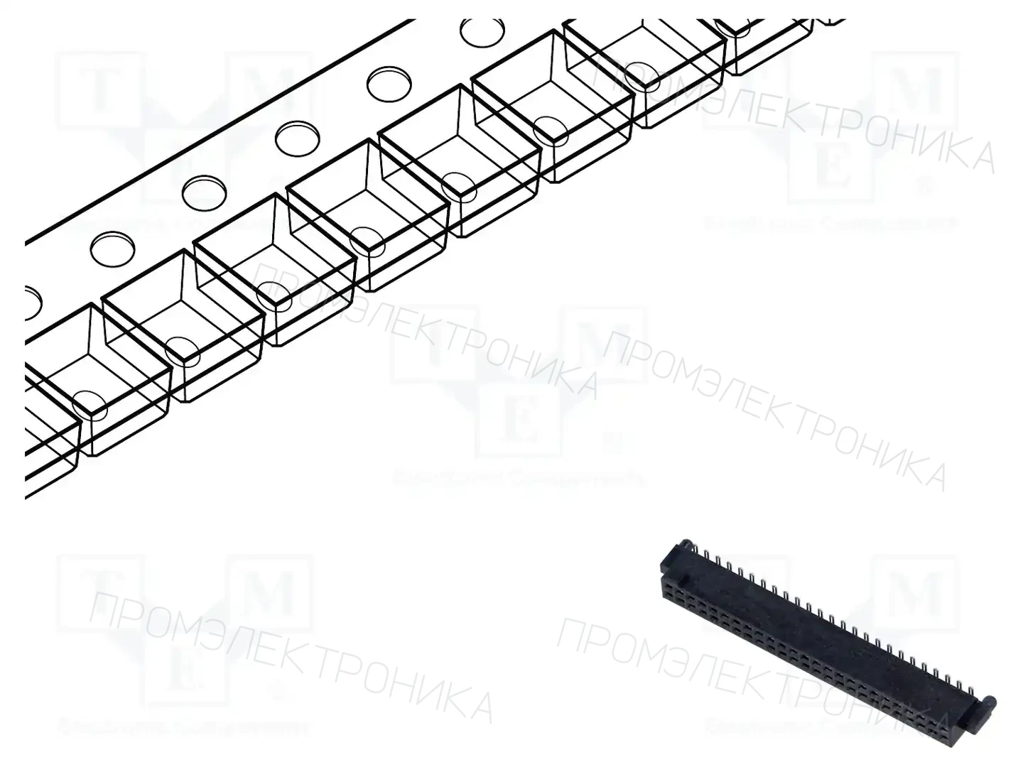 SAMTEC SFM-125-02-S-D-A-P-TR — Разъeмы пластина - пластина