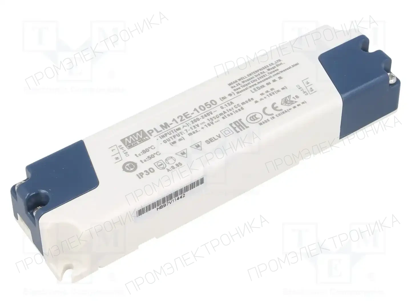 MEAN WELL PLM-12E-1050 — Блоки питания для LED