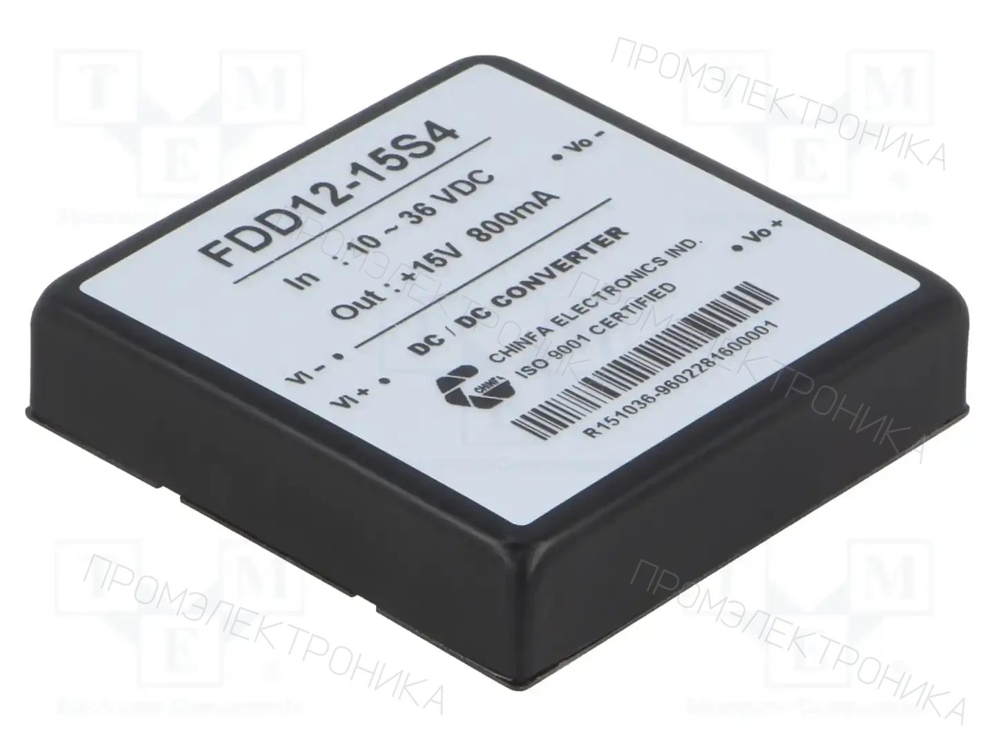 CHINFA ELECTRONICS FDD12-15S4 — Преобразователи DC/DC