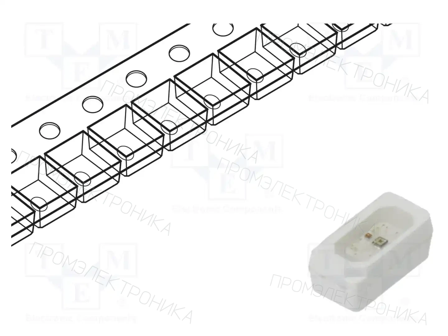 BRIGHTEK (EUROPE) N0M67S19ICSV — Светодиоды SMD цветные