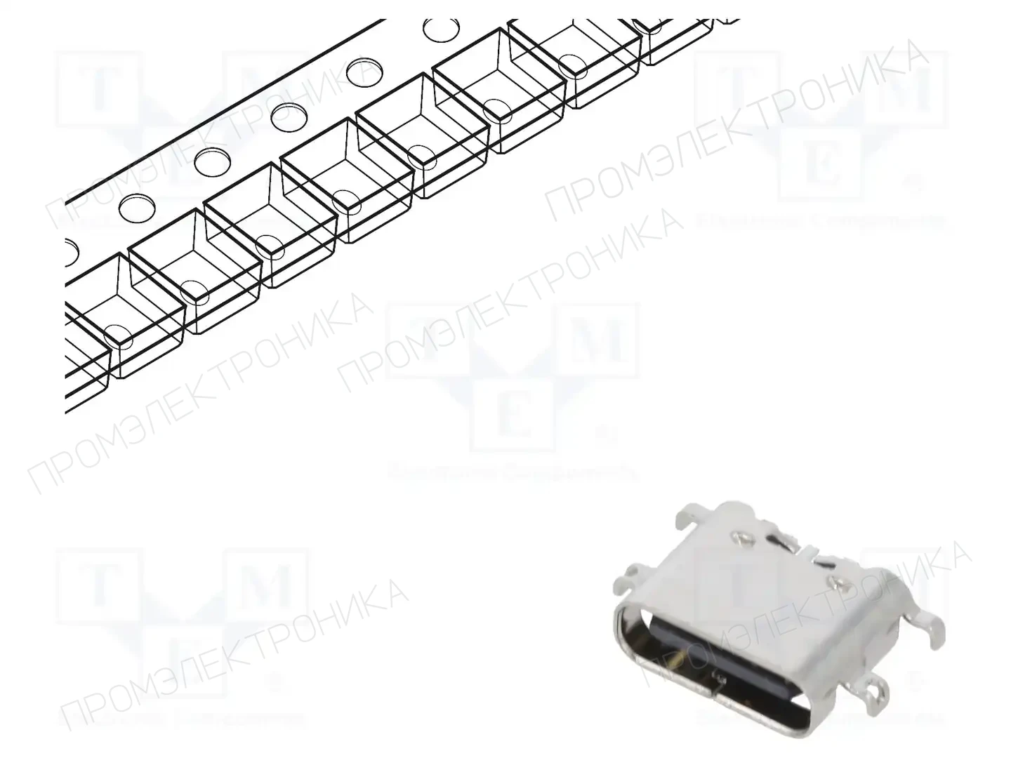 GCT USB4515-GF-A — Разъeмы USB и IEEE1394