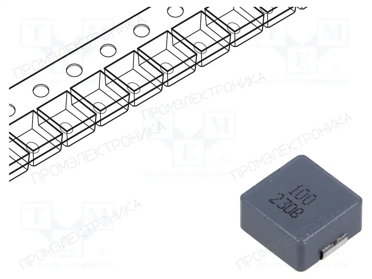 BOURNS SRP1265A-100M — Дроссели