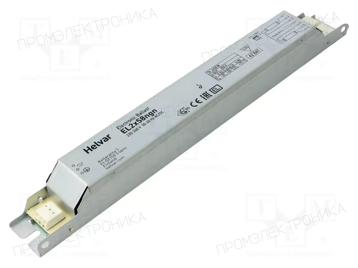 HELVAR EL 2X58 NGN — Балласты