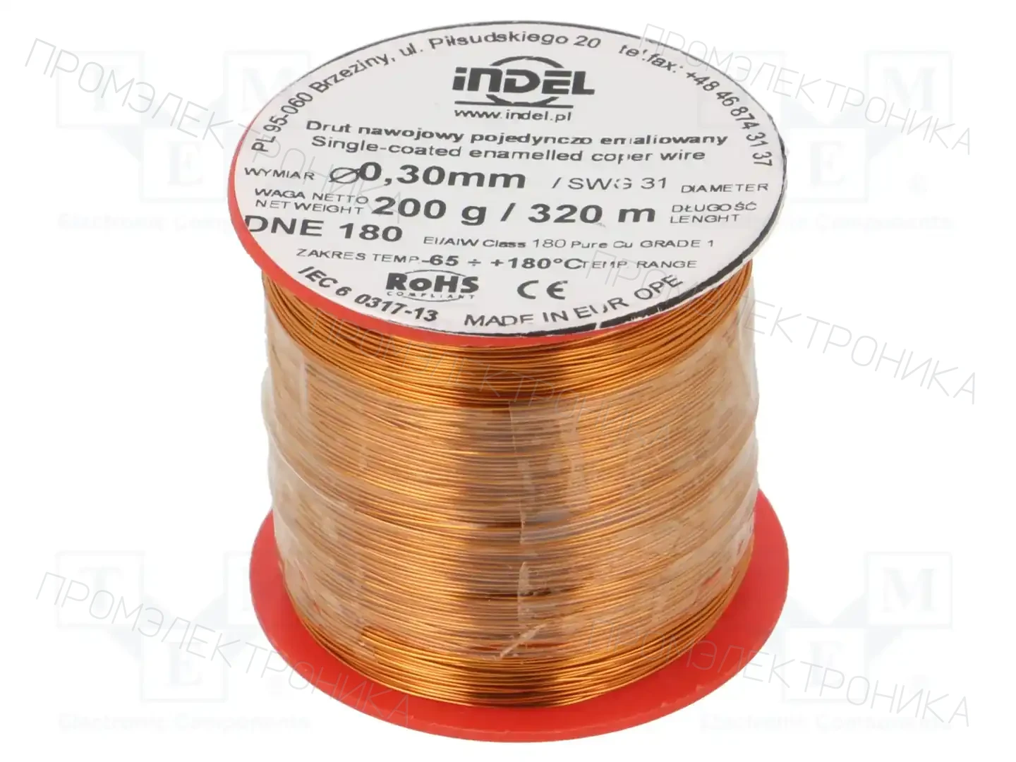 INDEL DNE0,30-200G — Проволока обмоточная