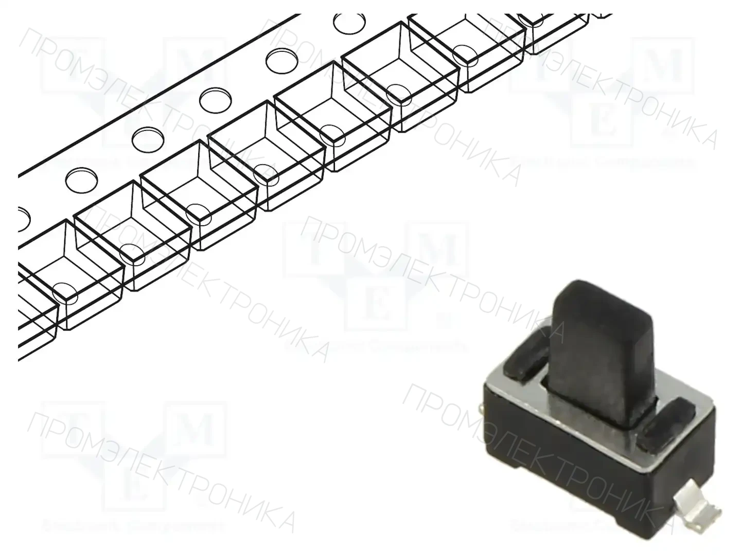 CONNFLY DS1042-03-33KKR16010 — Микропереключатели TACT