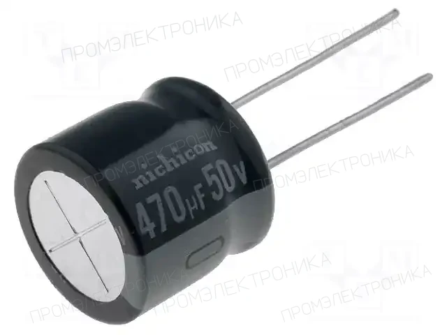 NICHICON UHE1H471MHD3TN — Конденсаторы электролитические THT