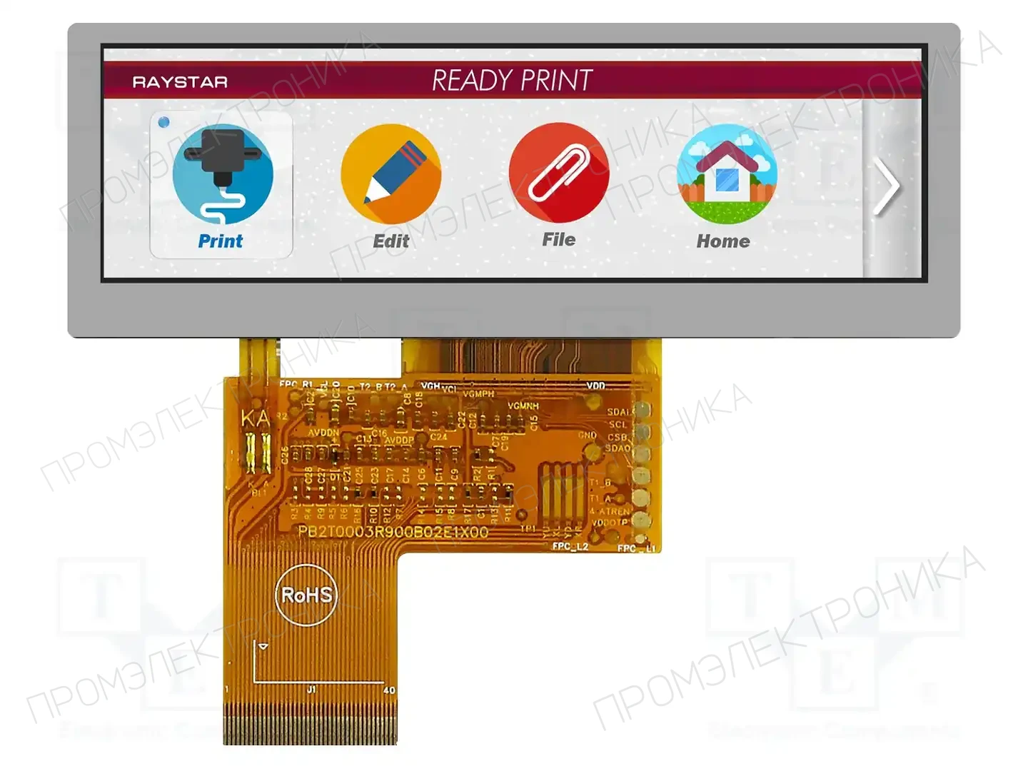 RAYSTAR OPTRONICS RFS390B-AQH-DNN — Дисплеи TFT