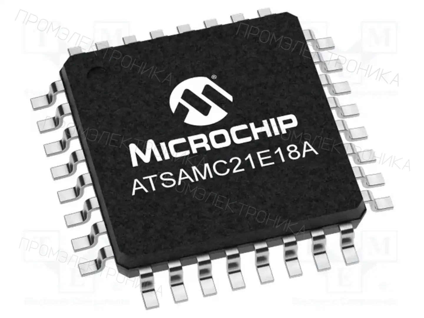 Microchip Technology ATSAMC21E18A-AUT64 — Микроконтроллеры ST