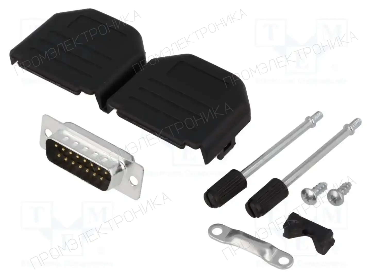 ENCITECH DPPK15-BK-DBP-K — Комплектные штекеры D-Sub