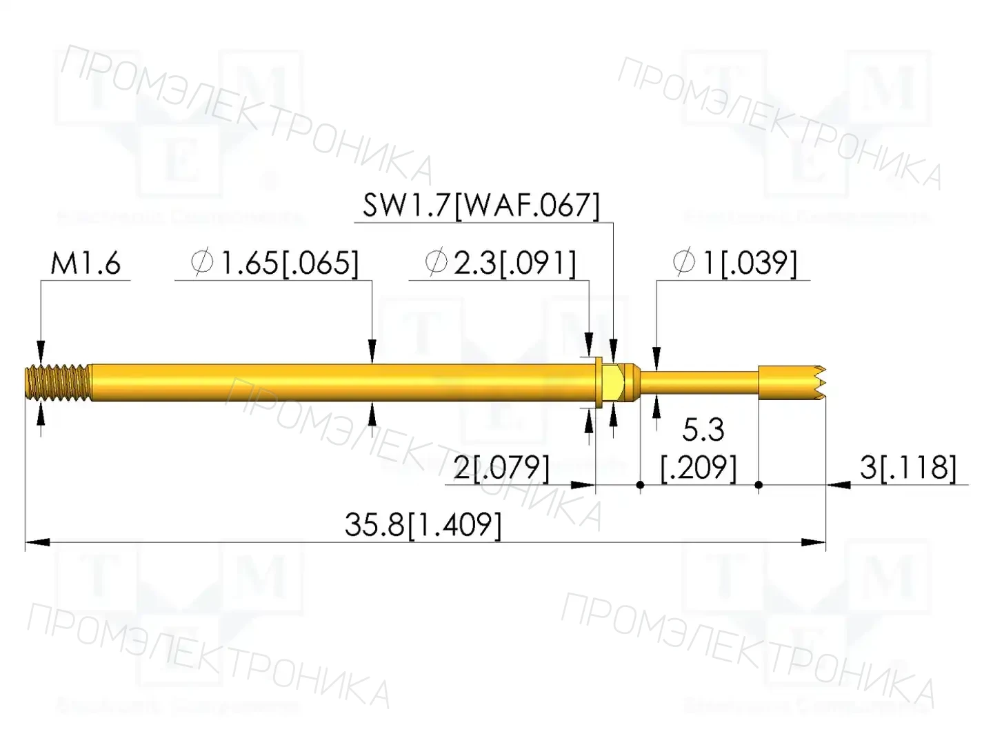 INGUN GKS-112 306 150 A 0602 M — Измерительные щупы