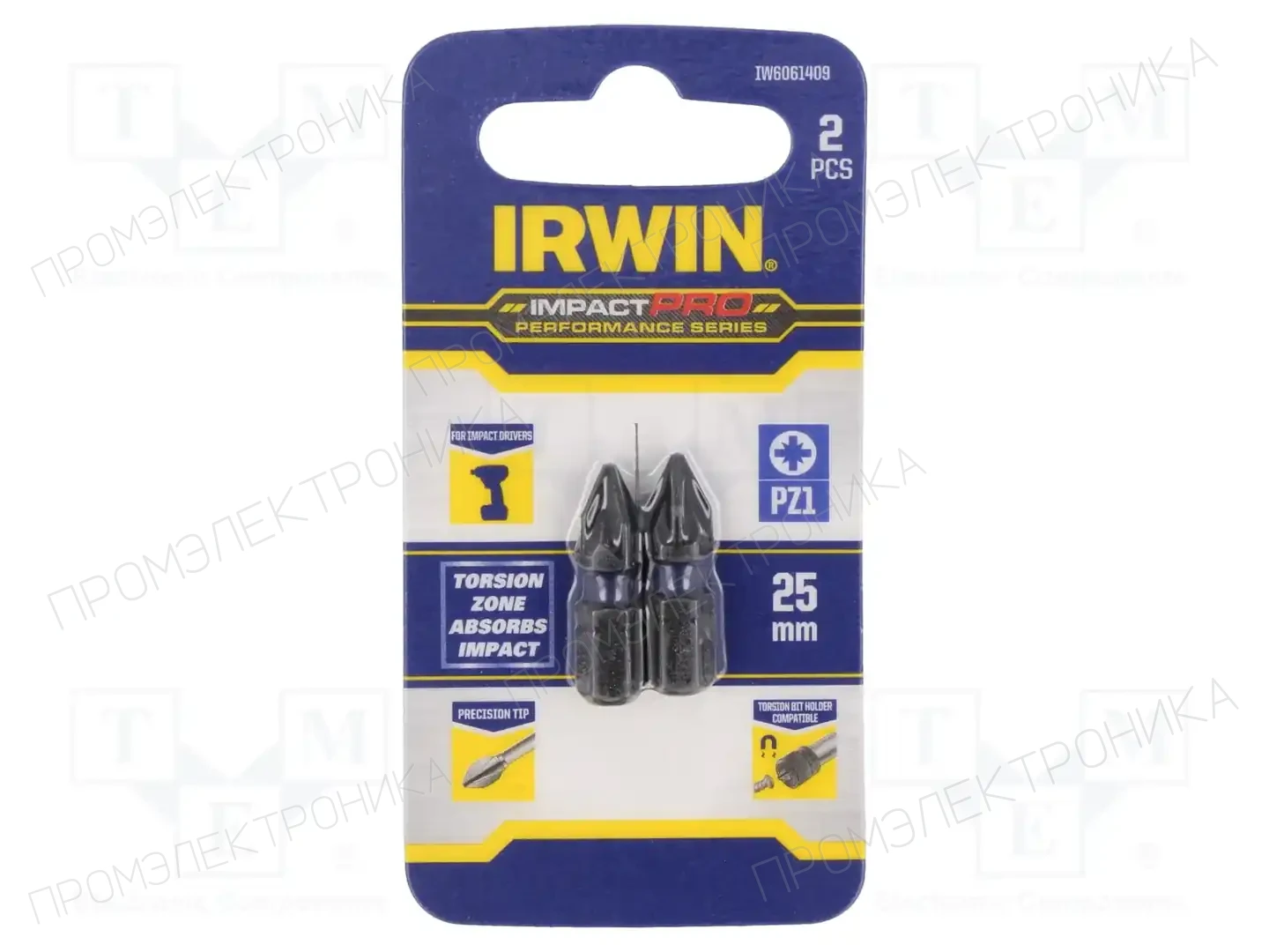 IRWIN IW6061409 — Наконечники для отверток