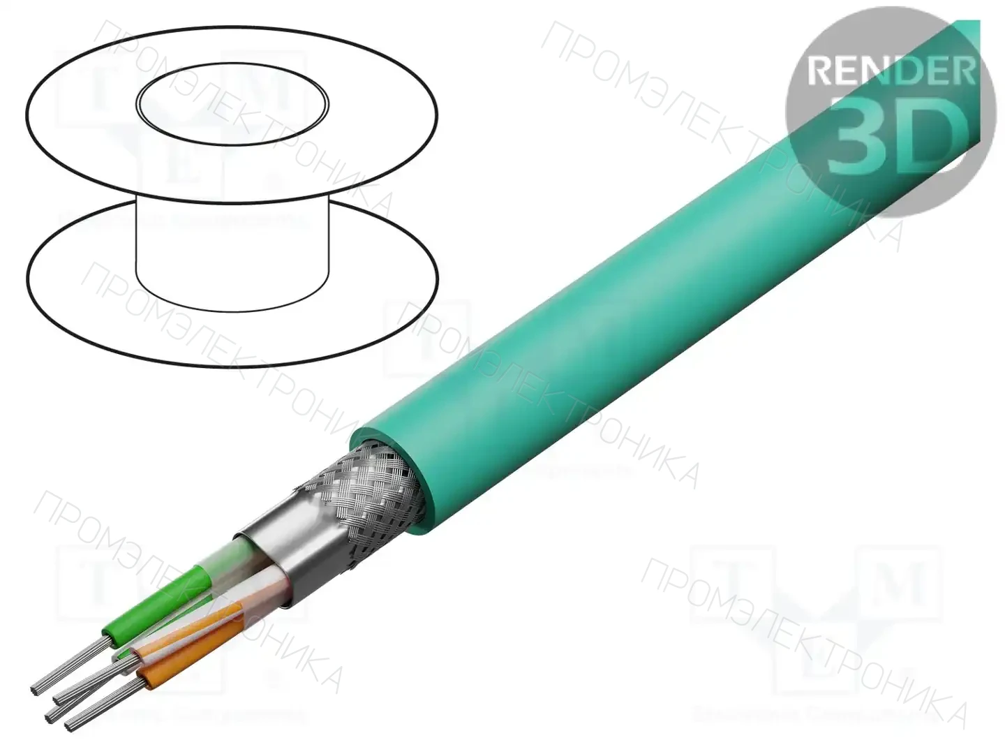 ALPHA WIRE 75031 TL001 — Провода промышленные Ethernet