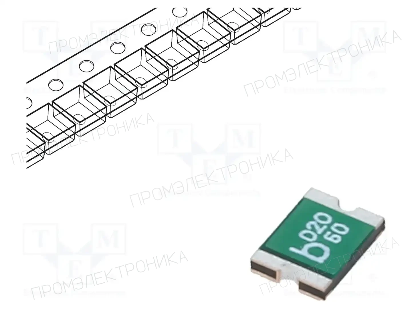BEL FUSE 0ZCG0020AF2C — Предохранители полимерные SMD
