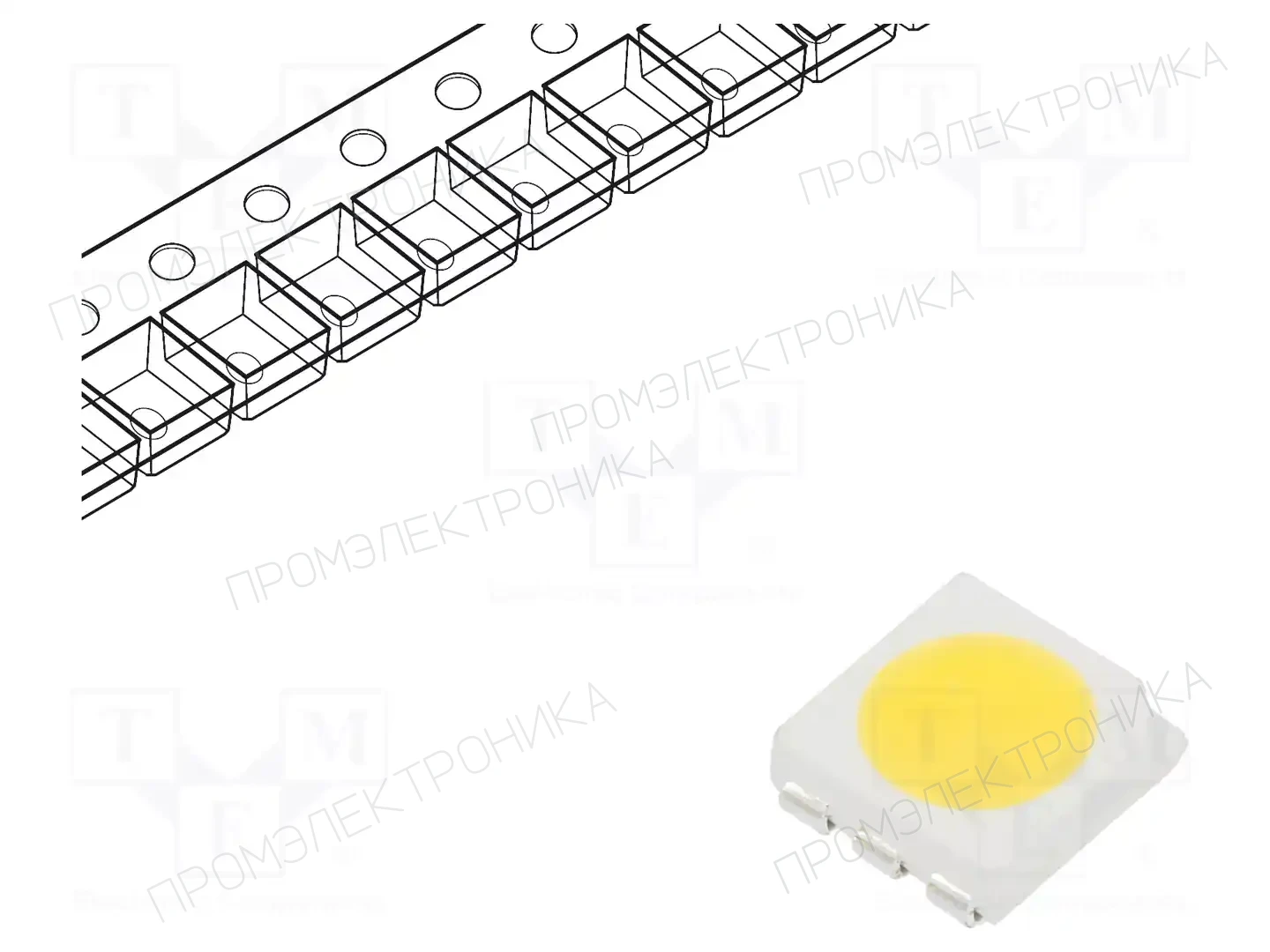 REFOND RF-40HA50DS-EE-Y — Светодиоды SMD белые