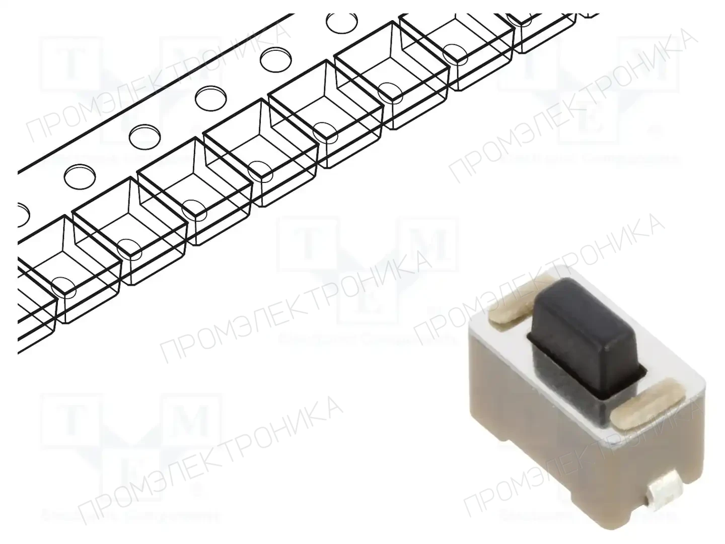 TE Connectivity 147873-1 — Микропереключатели TACT