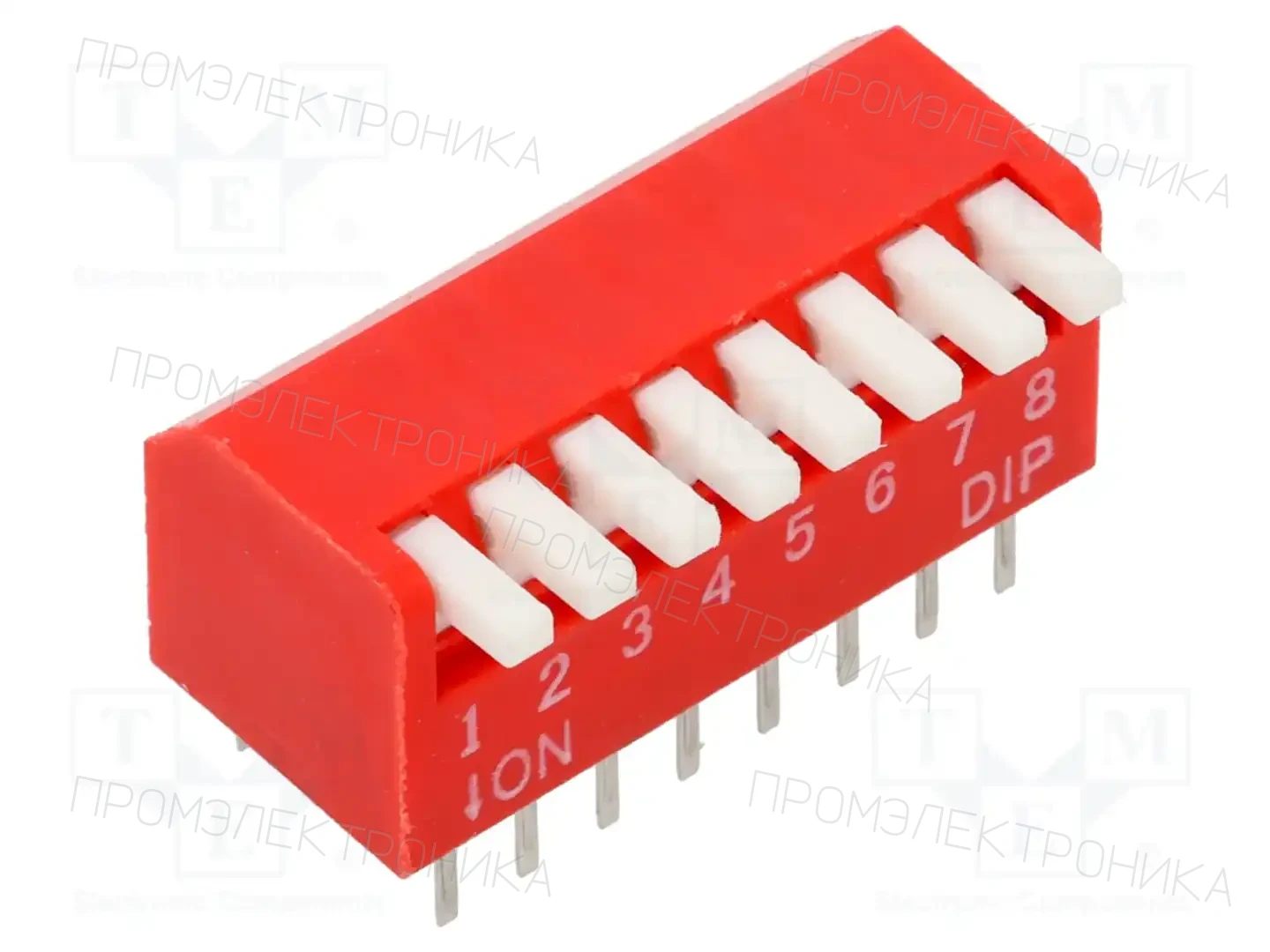 ONPOW DPL08RGT — Переключатели типа Dip-Switch
