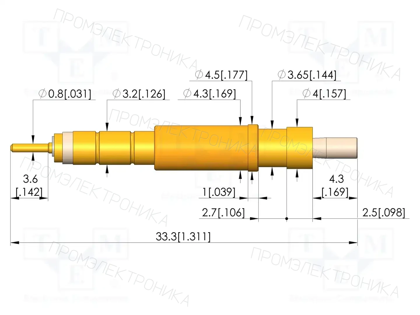 INGUN DPS-445-0003 — Измерительные щупы