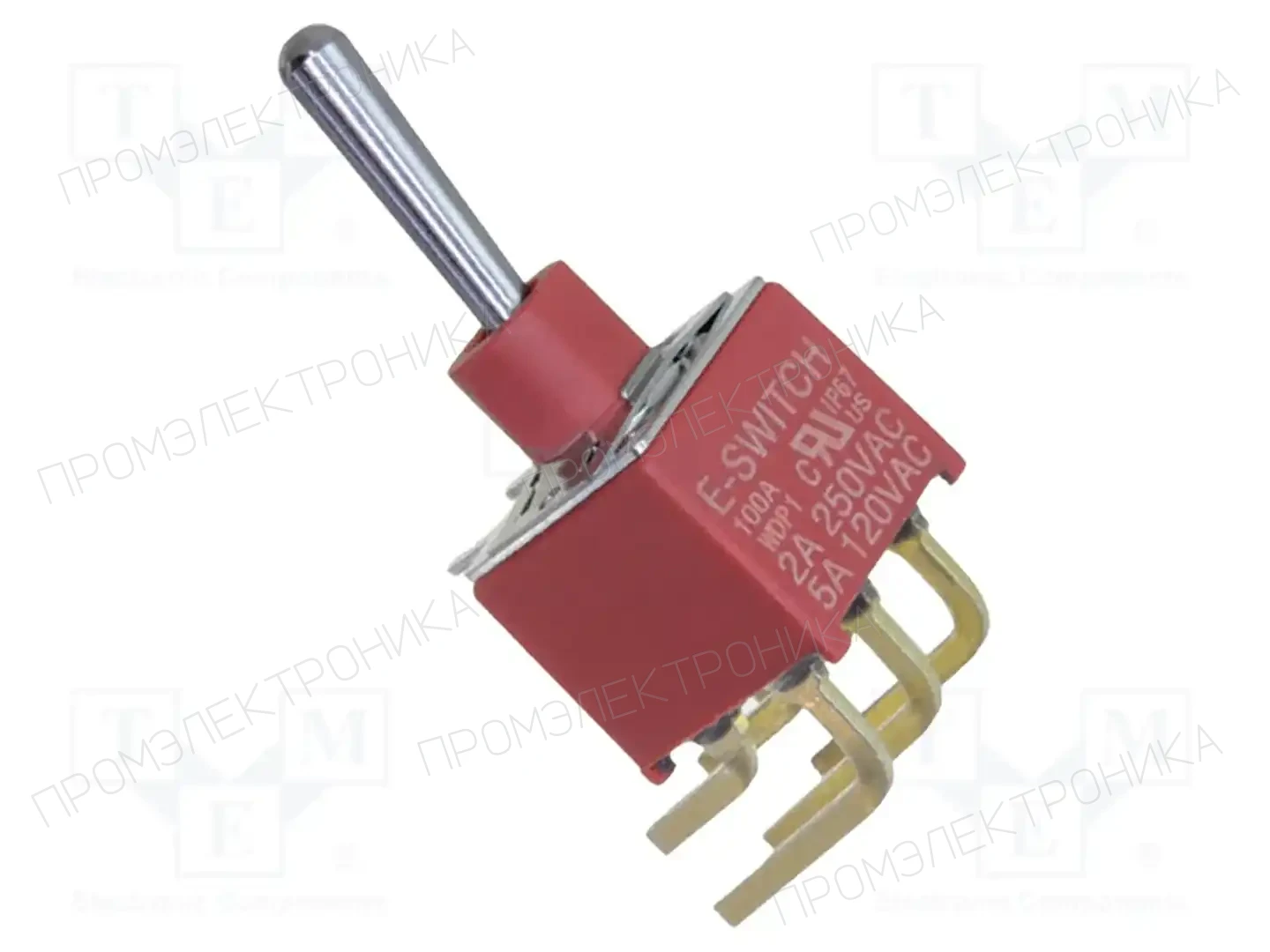 E-SWITCH 100AWDP1T1B4M6QE — Переключатели рычажные