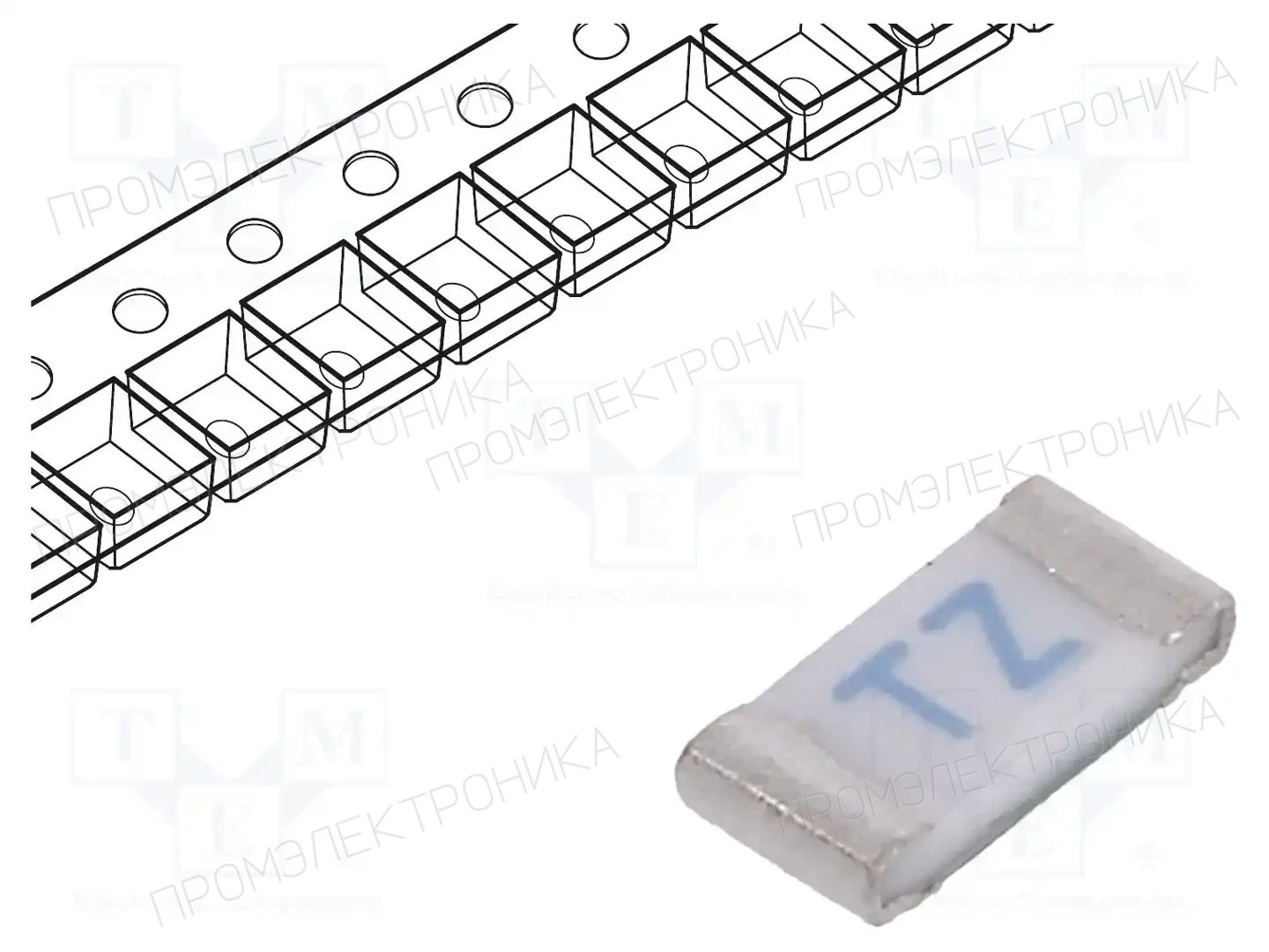 BEL FUSE 0685T3500-01 — Предохранители SMD 1206 медленные