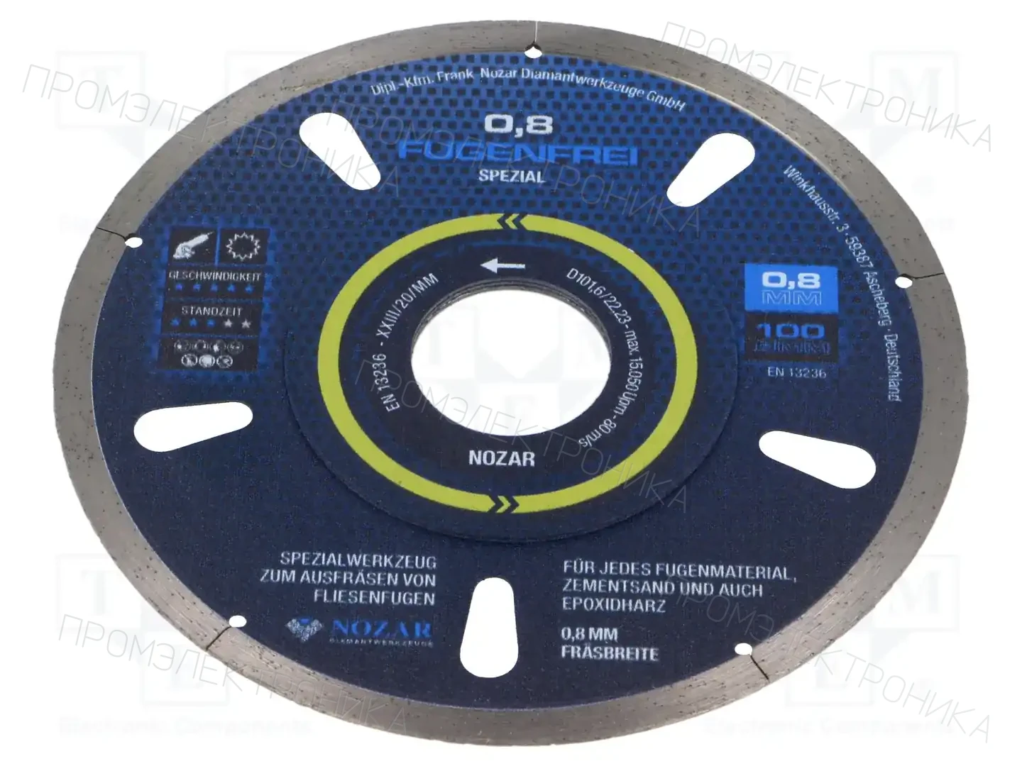 NOZAR DIAMANTWERKZEUGE 6720086 — Диски для резки и шлифовки