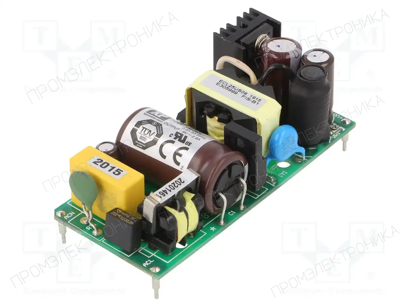 XP POWER ECL25US09-P — Открытые блоки питания