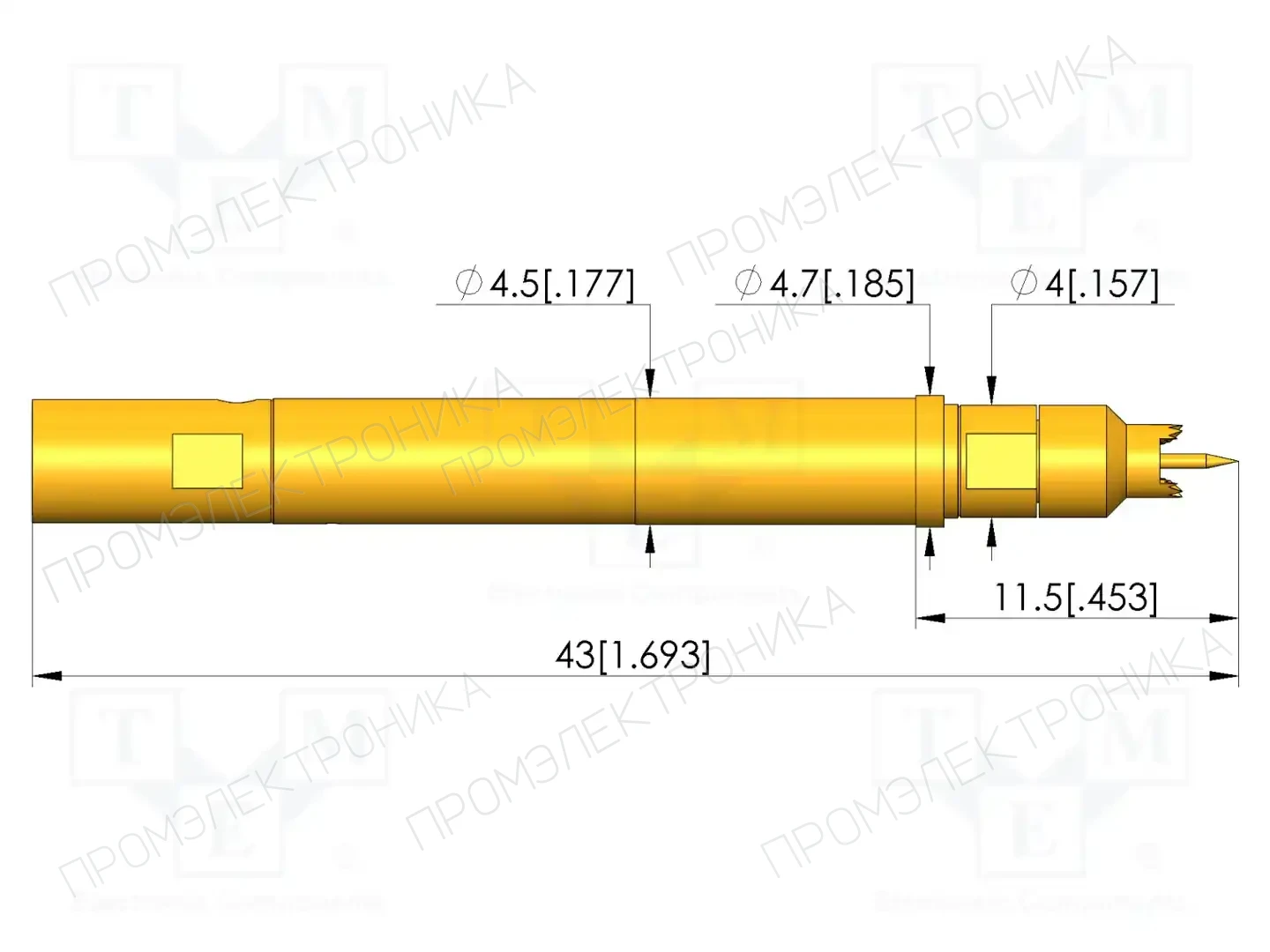 INGUN HFS-860 201 051 A 8006 P — Измерительные щупы