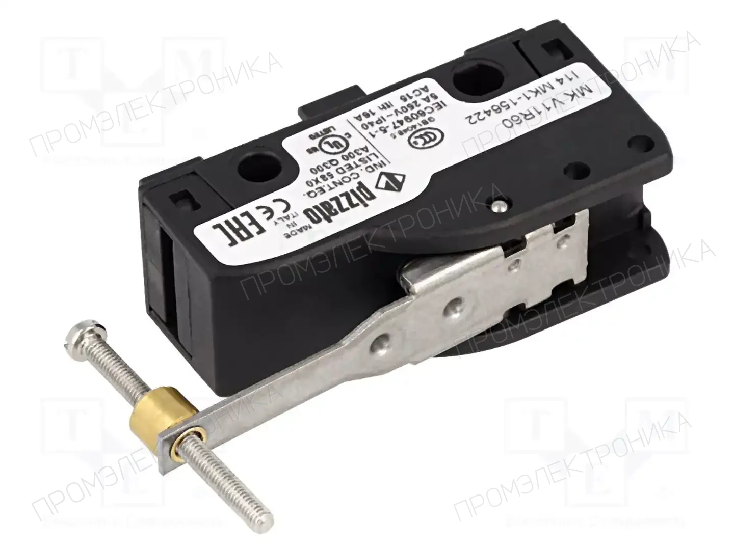 PIZZATO ELETTRICA MK V11R60 — Микропереключатели SNAP ACTION