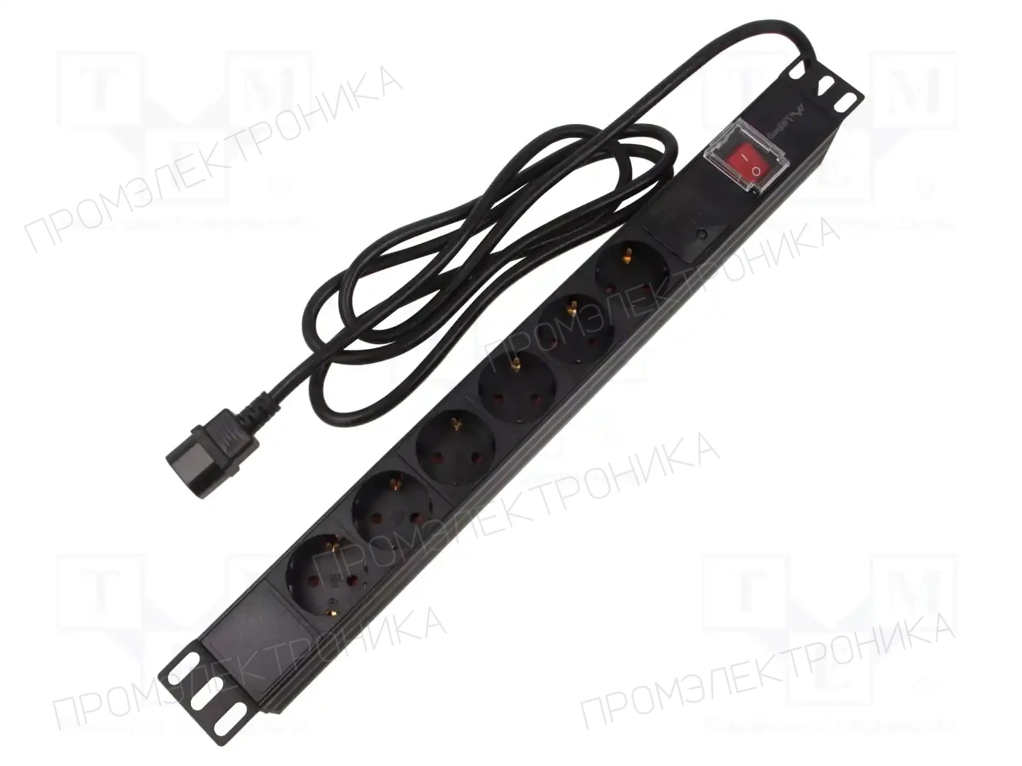 LANBERG PDU-06F-0200-IEC-BK — Планки защиты от перенапряжения