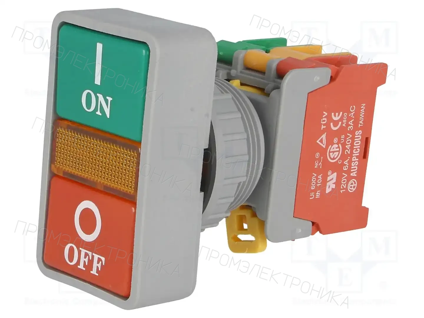 AUSPICIOUS DPB-30N2-1O/C — Переключатели панельные стандартные 30мм