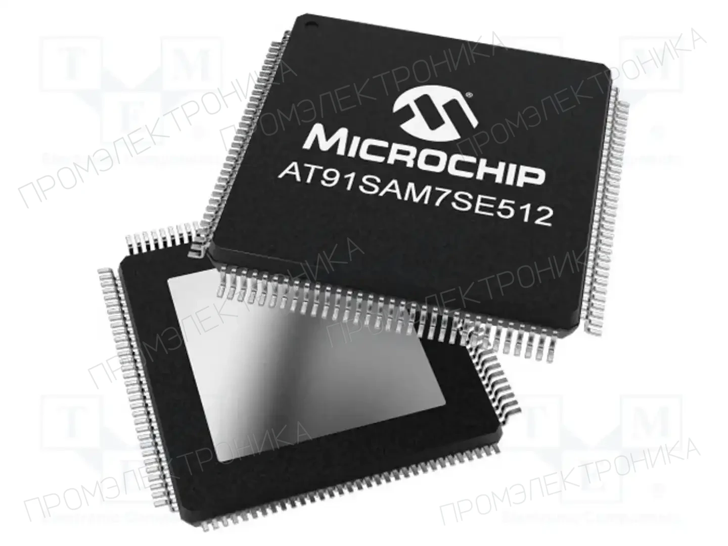 Microchip Technology AT91SAM7SE512B-AUR — Линейка ARM 32-bit